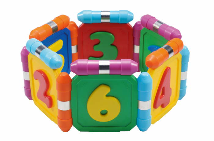 Set magnetic primar Supermag Kliky, 24 piese - Cifre [9]