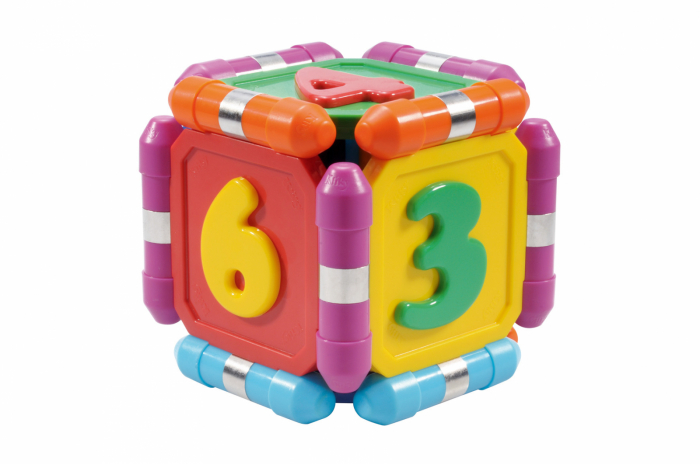 Set magnetic primar Supermag Kliky, 24 piese - Cifre [10]