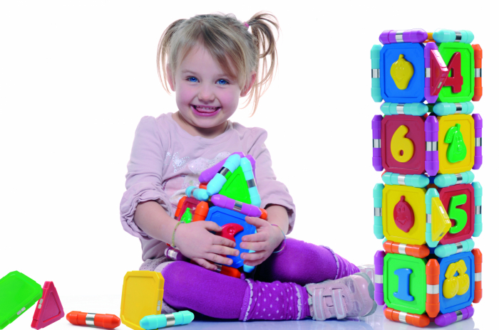 Set magnetic primar Supermag Kliky, 24 piese - Fructe [2]