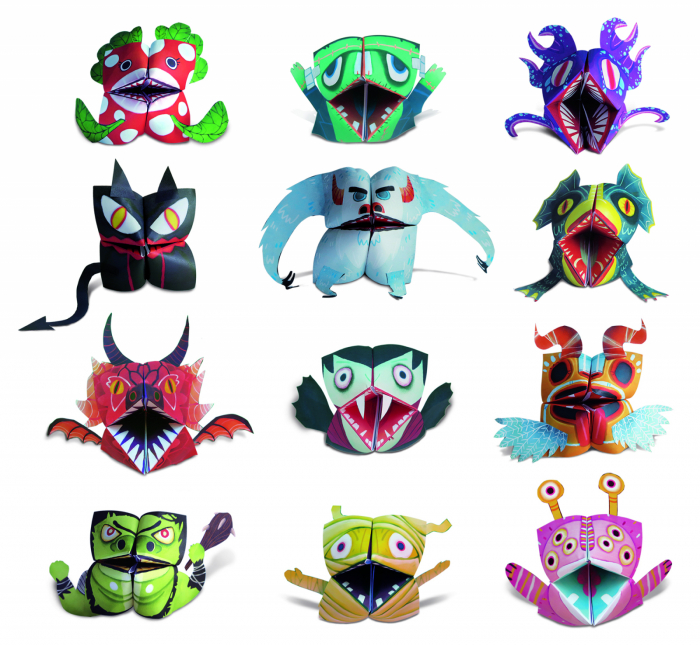 Set Origami incepatori - Monstri [2]
