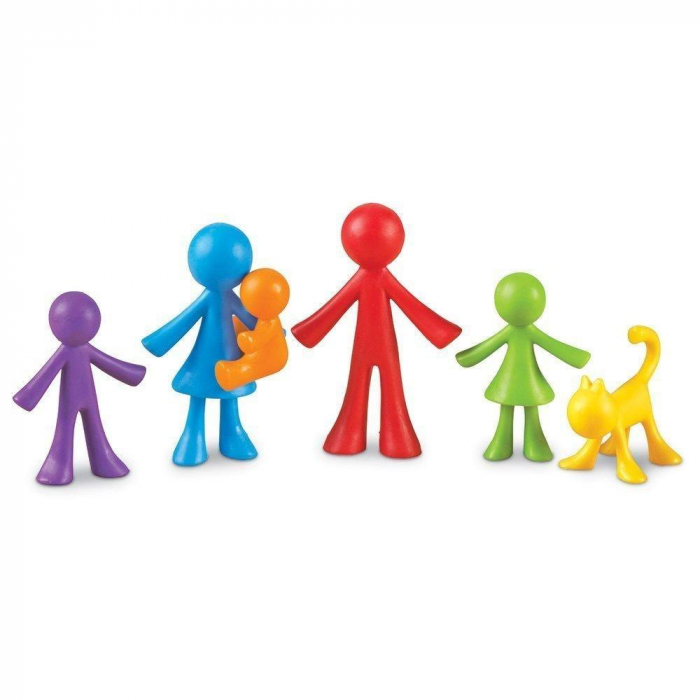 Set pentru sortat si numarat - Familia mea (72 piese) [2]