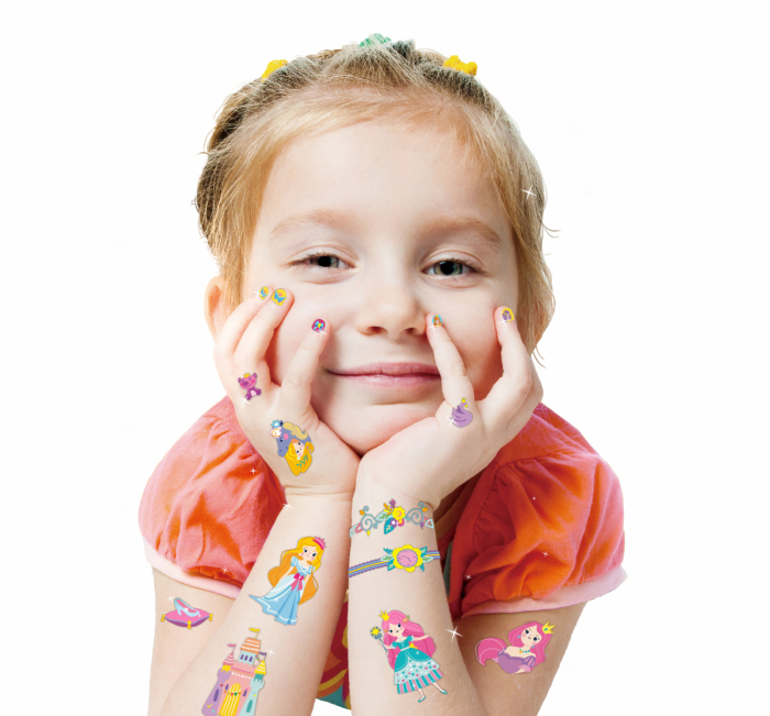 Stickere pentru unghii si tatuaje - Printesa [2]