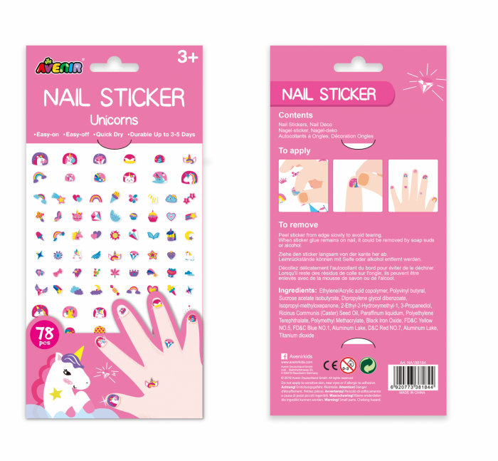 Stickere pentru unghii - Unicorni [2]