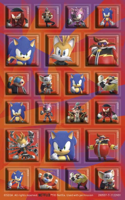 Super set abtibilduri Sonic Prime [6]