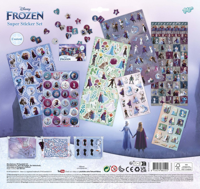 Super set abtibilduri Disney Frozen [5]