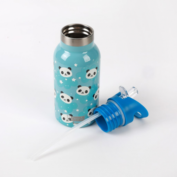 Termos pentru copii, din otel inoxidabil, design panda, 350 ml [2]