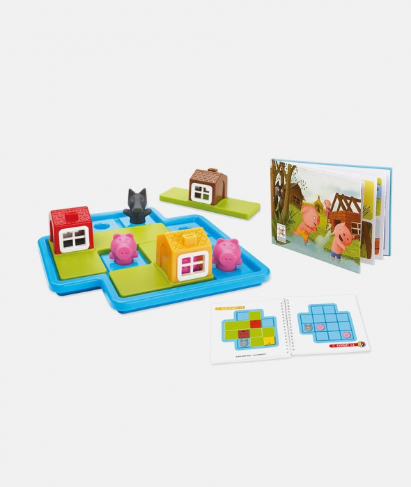 Three Little Piggies - Deluxe, joc de logica cu 48 de provocari, editie lb. Romana [2]