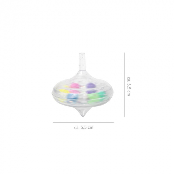 Titirez transparent cu bile colorate [2]