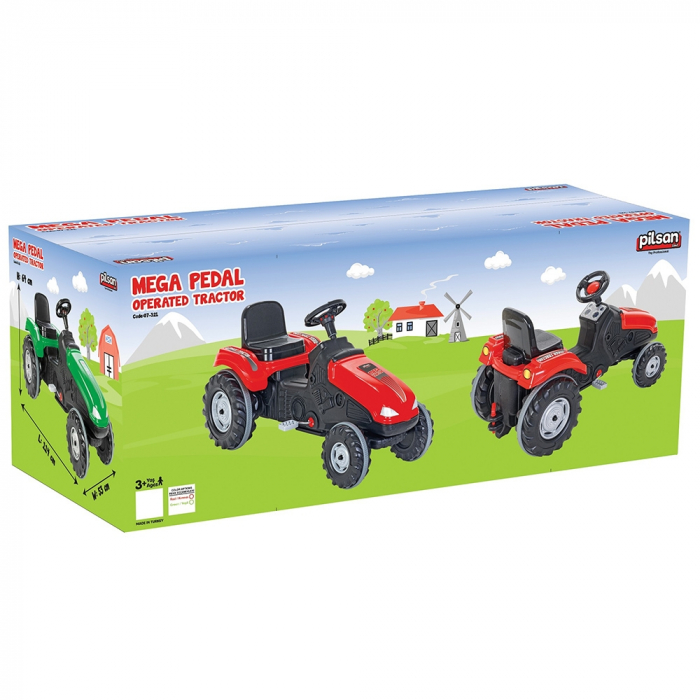 Tractor cu pedale Pilsan Mega 07-321 red [3]