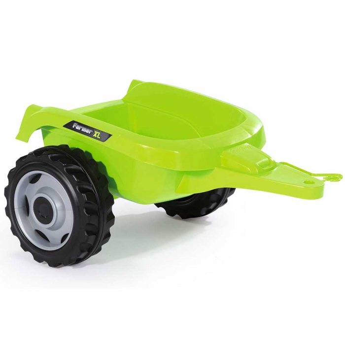 Tractor cu pedale si remorca Smoby Farmer XL alb negru [4]