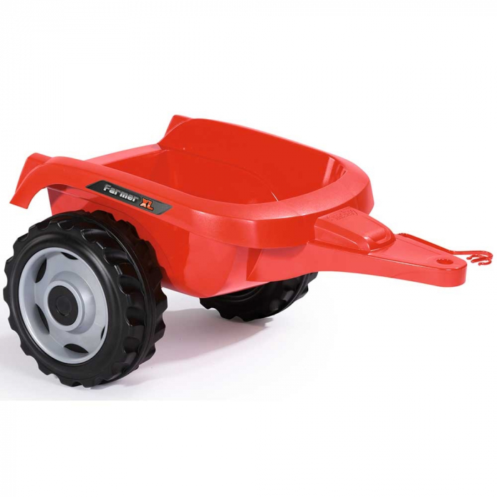 Tractor cu pedale si remorca Smoby Farmer XL rosu [2]