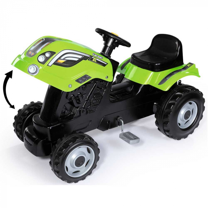 Tractor cu pedale si remorca Smoby Farmer XL verde [4]