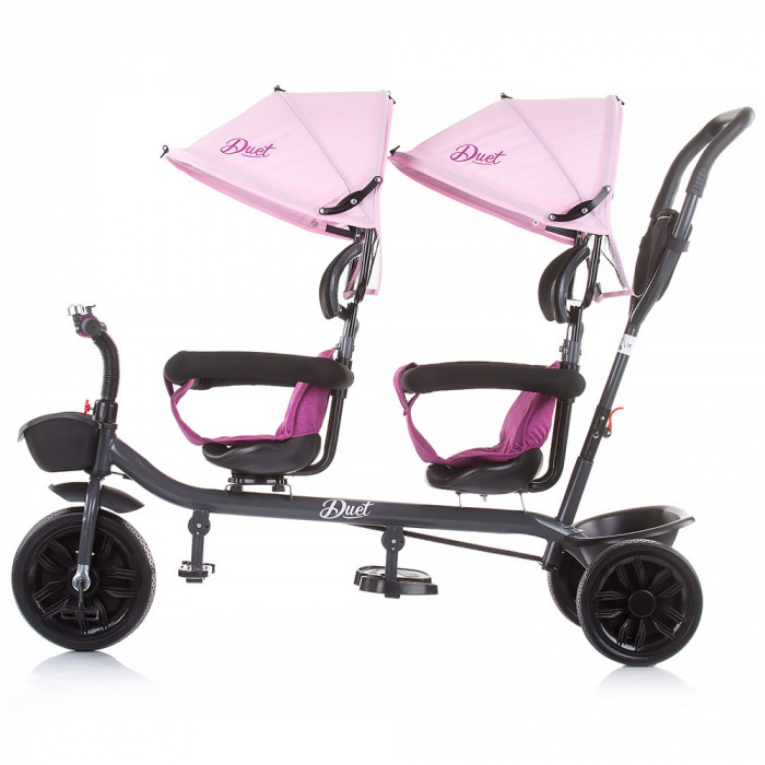 Tricicleta gemeni Chipolino Duet peony pink [2]