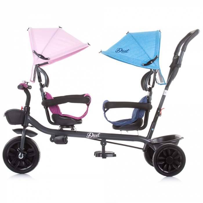Tricicleta gemeni Chipolino Duet pink blue [3]