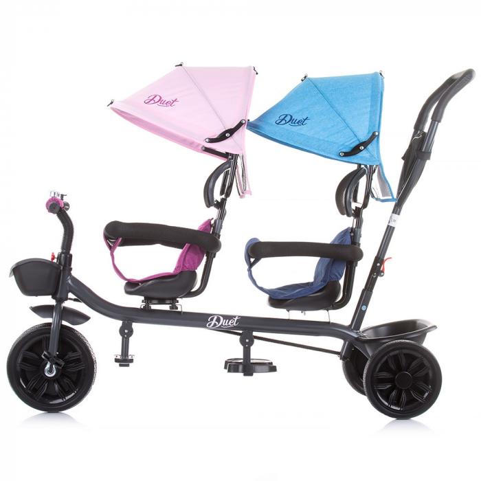 Tricicleta gemeni Chipolino Duet pink blue [2]