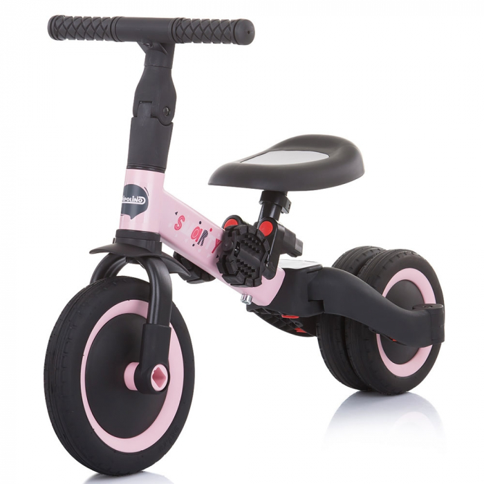 Tricicleta si bicicleta Chipolino Smarty 2 in 1 light pink [4]