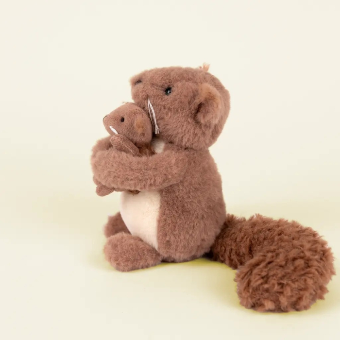 Veverita de plus cu puiut, Egmont Toys [4]