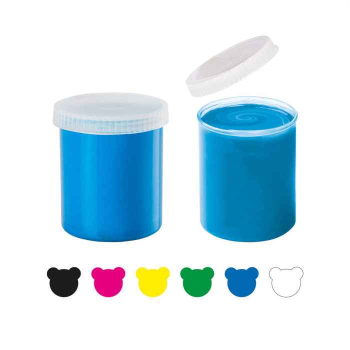 Vopsea pentru pictura cu degetele Carioca Baby Finger Paint 2+ [7]