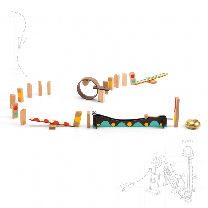 Zig & Go Djeco, set de constructie trasee, 25 piese [5]