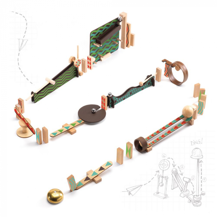 Zig & Go Djeco, set de constructie trasee, 48 piese [4]