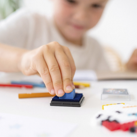 Set creativ 2 in 1, Set stampile si margele de calcat Paw Patrol, Patrula Catelusilor [3]