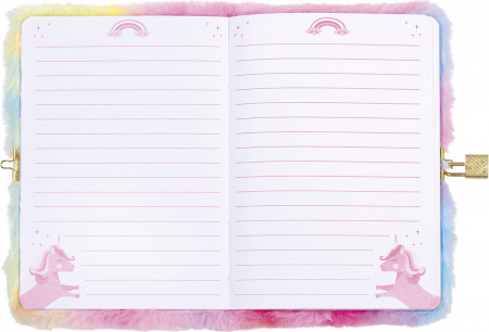 Jurnal cu blanita, design unicorn [2]