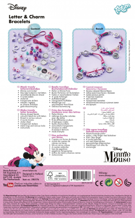 Set creativ DIY Bratari cu margele si pandantive Disney Minnie Mouse [4]