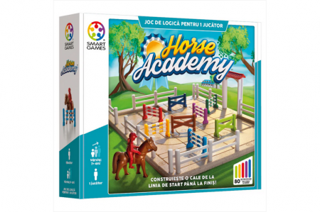 Jocuri educative - Horse Academy, joc de logica cu 80 de provocari, editie lb. Romana