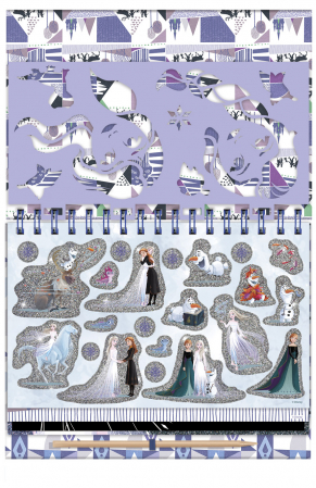 Set creativ de razuit si colorat Disney Frozen [8]