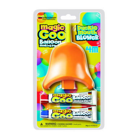 Jucării exterior - Magic Goo - Pasta de facut baloane cu suflatoare Cioc de Rata