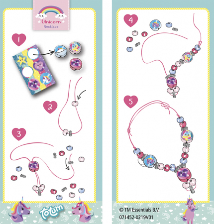 Mini set creativ DIY Colier cu unicorni [2]