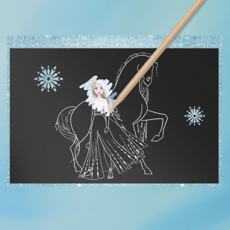 Set creativ de razuit si colorat Disney Frozen [6]
