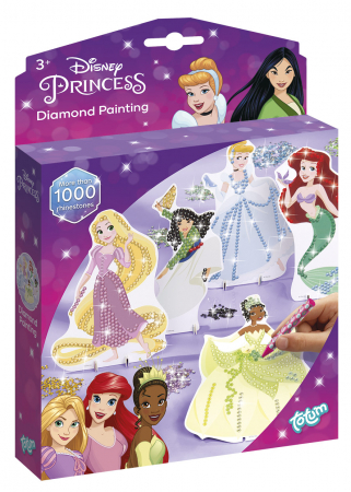 Idei de cadouri sub 100 de lei - Set creativ Pictura cu diamante Disney Princess