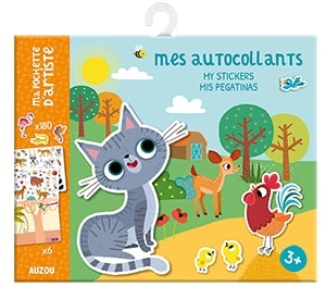 Jucării - Abtibilduri repozitionabile animale