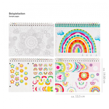Agenda cu activitati creative, mandala, Good feelings [2]