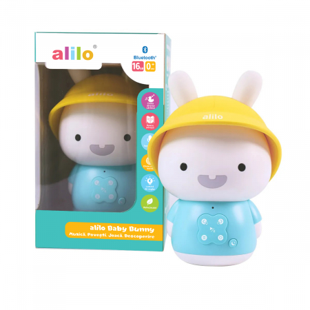 Jocuri educative - Alilo Baby Bunny Albastru – limba romana/engleza
