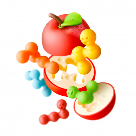Jocuri educative - Apple Puzzler, joc de logica cu 80 de provocari, editie internationala
