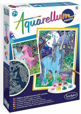 Jucării copii 10+ - Aquarellum Fosforescent Unicorn