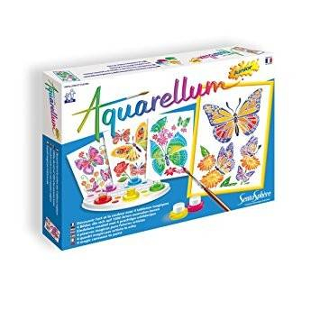 Jucării copii 5-6 ani - Aquarellum Junior Fluturi si Flori