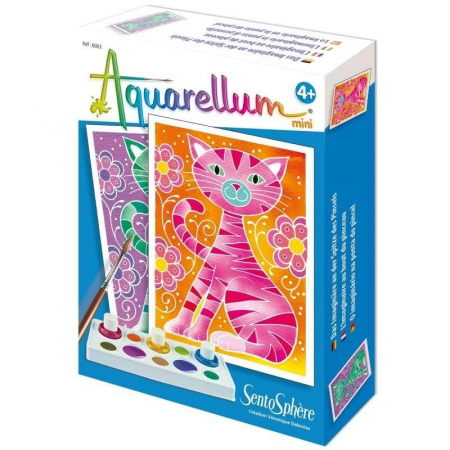 Idei de cadouri sub 50 lei - Aquarellum Mini Pisici