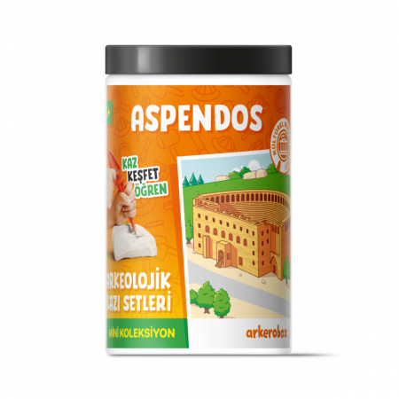 Jocuri educative - Arkerobox - Mini set arheologic educational si puzzle 3D, Aspendos