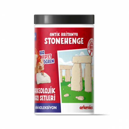 Jocuri educative - Arkerobox - Mini set arheologic educational si puzzle 3D, Marea Britanie antica, Stonehenge