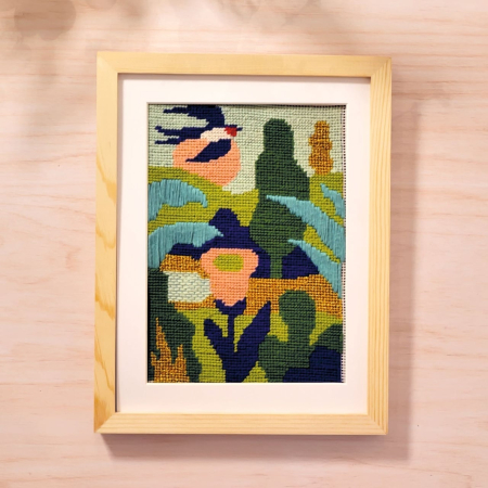 Atelier creativ 65 pentru adulti Goblen si broderie, Djeco [5]