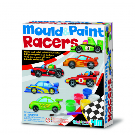 Jocuri creative - Atelier creativ Modeleaza si picteaza - Masini de curse