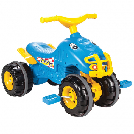 Mașinuțe, tractoare și excavatoare - ATV cu pedale Pilsan Cenk blue