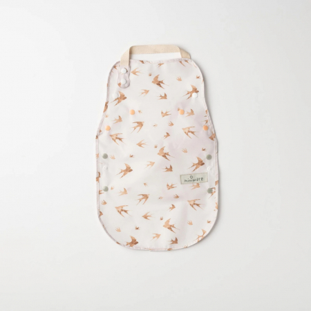 Baveta bebelusi 2 in 1 Miniware Catch & Cover, Golden Swallow [3]