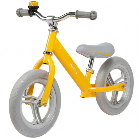 Jucării exterior - Bicicleta fara pedale Nils, Skiddou, Galben