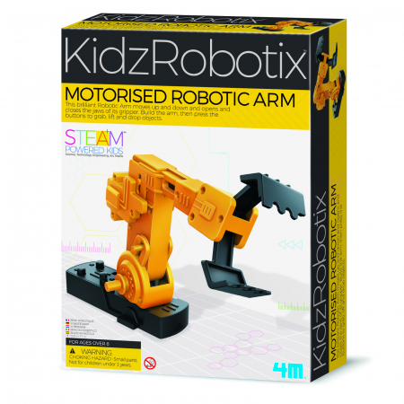 Jucării copii 7-8 ani - Brat Robotic Motorizat KidzRobotix