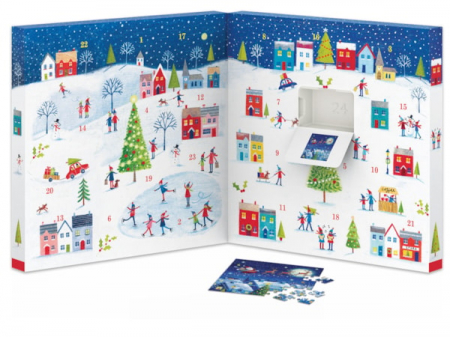 Calendar de Advent Oraselul de Craciun, 24 puzzle-uri, 50 piese [2]