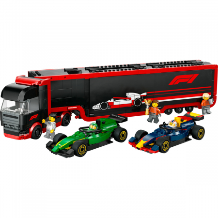  Camion F1 cu masinile F1 RB20 si AMR24 [8]